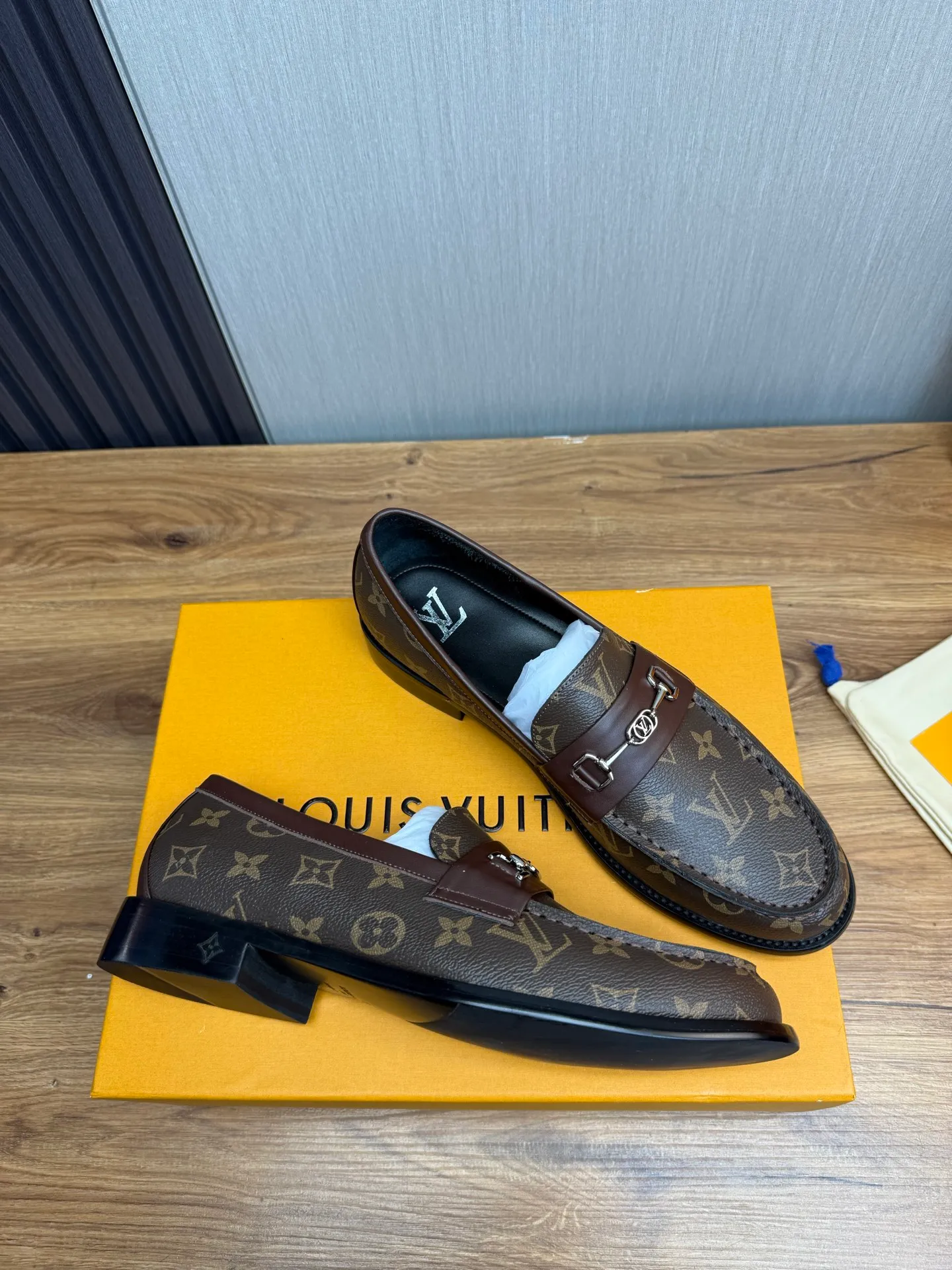 Factory 660💰 LV. Men's business casual leather shoes, all made of imported original brand leather, just to create a more comfortable wearing experience, original non-slip and wear-resistant outsole ✔️16-45 (38.45 non-returnable)